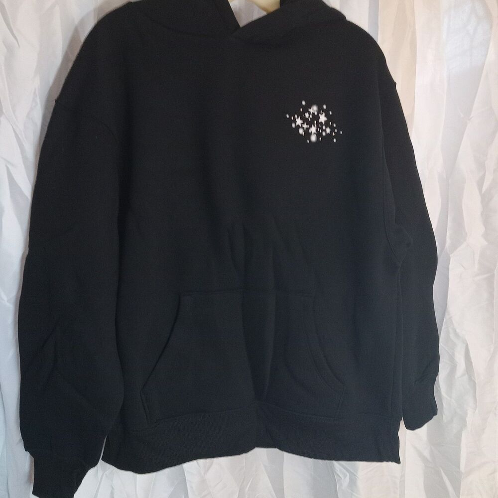 Women's Perfect Hoodie Sweatshirt - Wild Fable Black Disco Ball XS: Cotton Blend